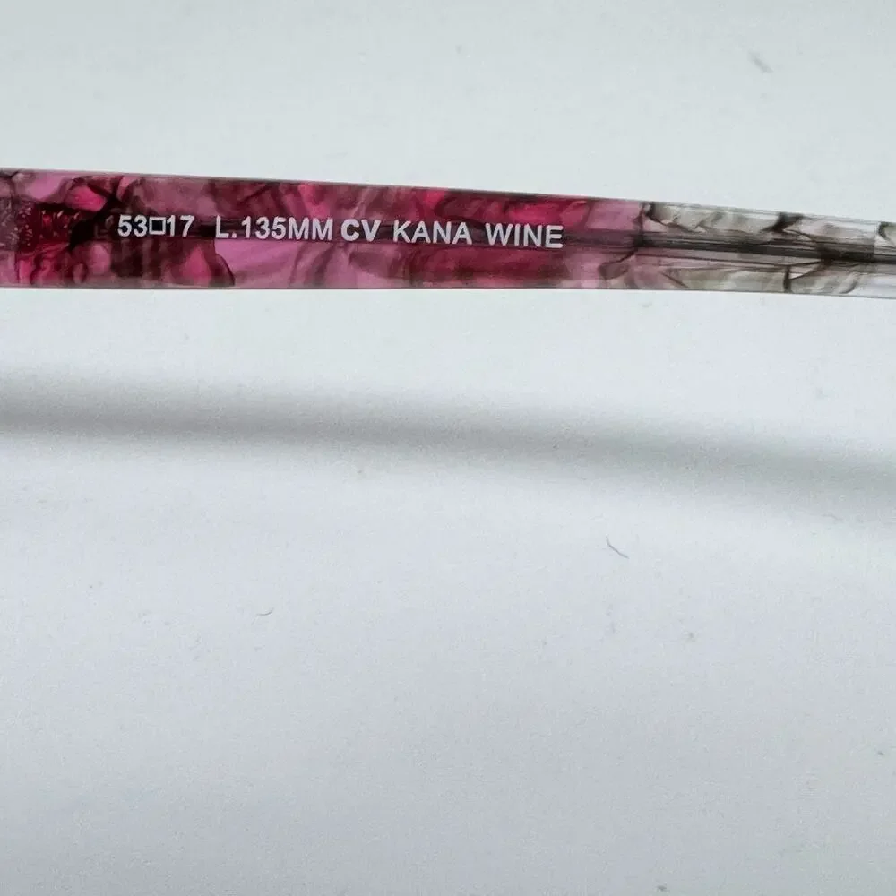BCBGMaxazria Kana Wine‎ Eyeglasses Frames Womens Pink red 53 17 135 H17628